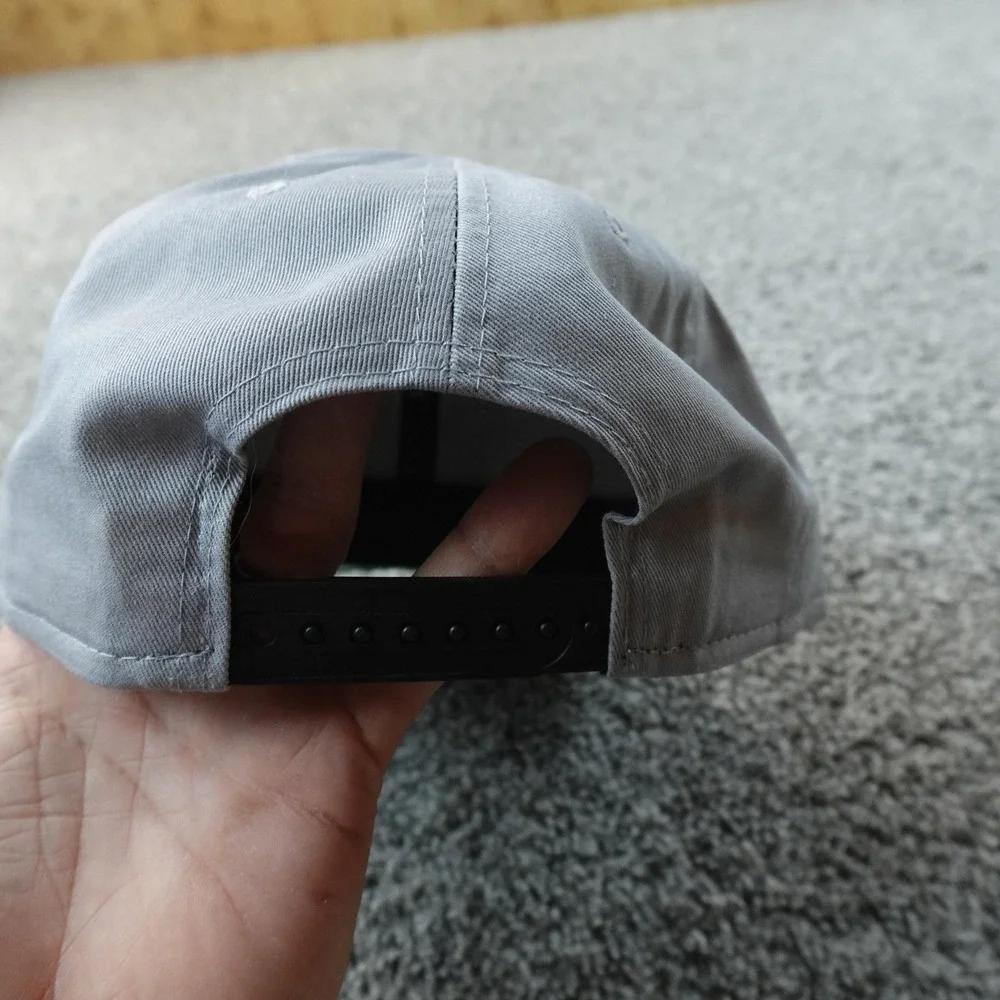 Miami Marlins Hat Cap Mens One Size Gray Black MLB‎ Baseball New Era Snap Back